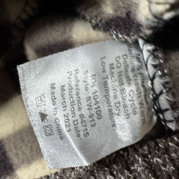 Gioberti Mens Full-Zip Cardigan Sweater Fleece Lining & Ribbed Large Tan - Picture 7 of 10